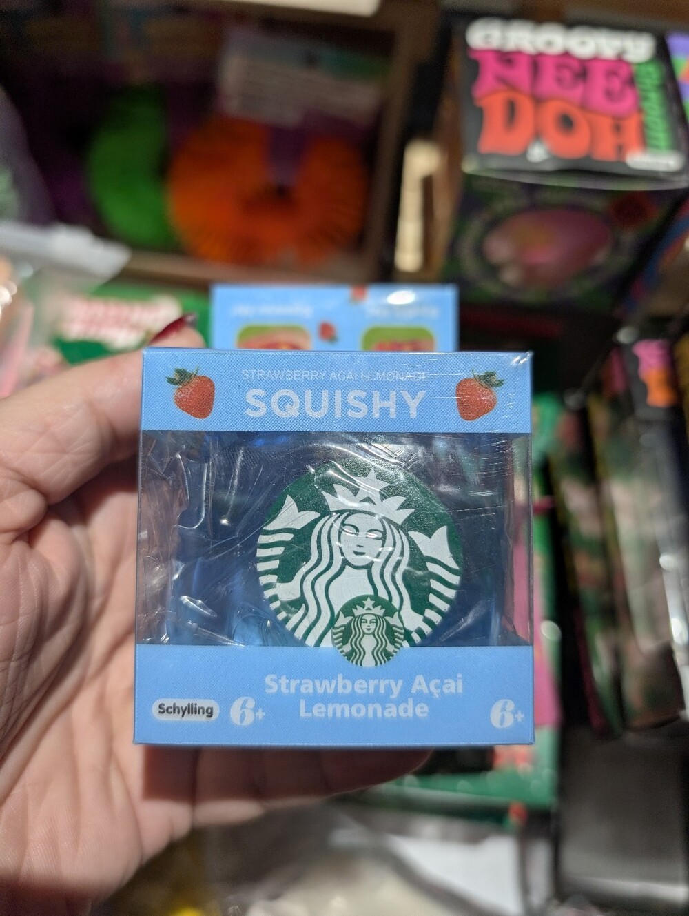 Starbucks Blue Cube